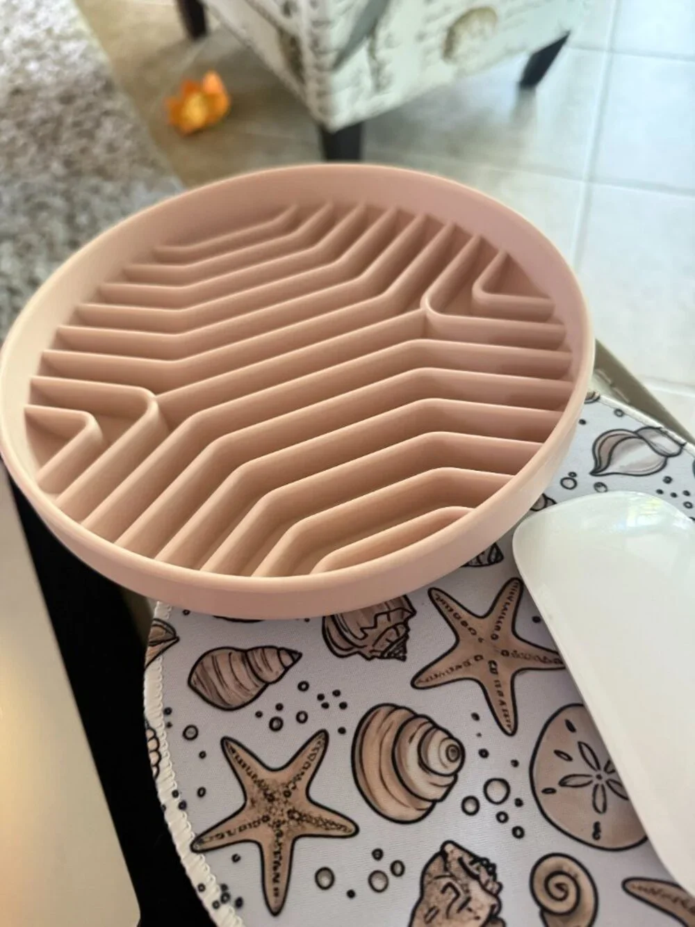 Silicone Puzzle Dog Bowl Slow Feeder